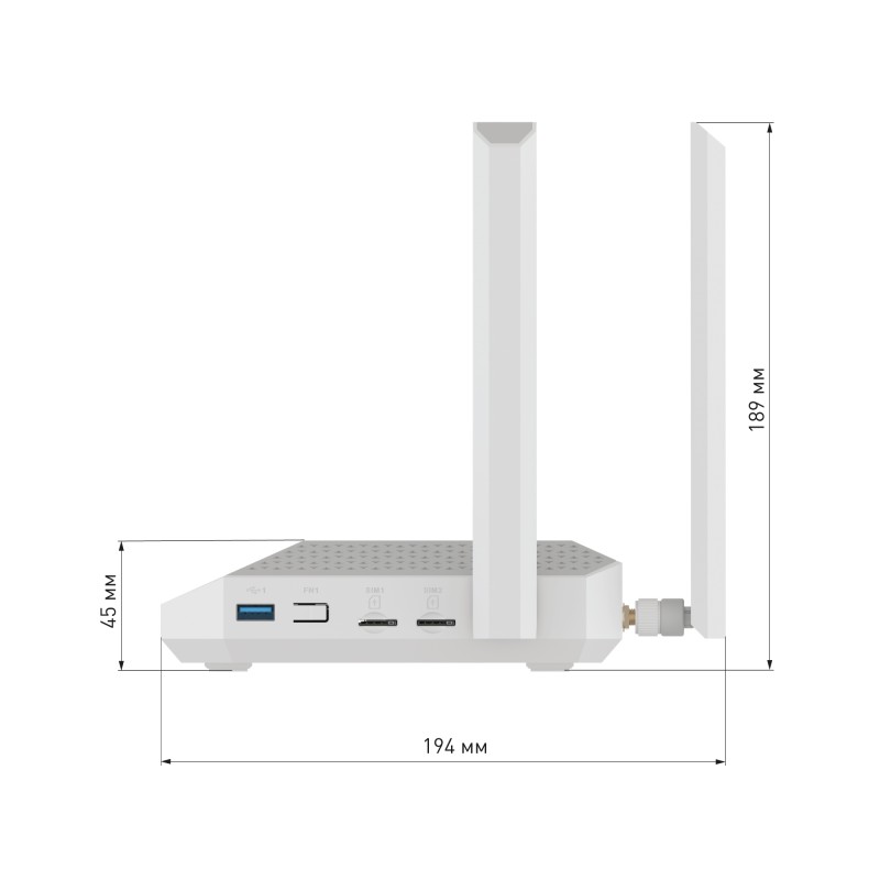 Маршрутизатор Netcraze NC-2312 AX3000 4G+ Wi-Fi 6