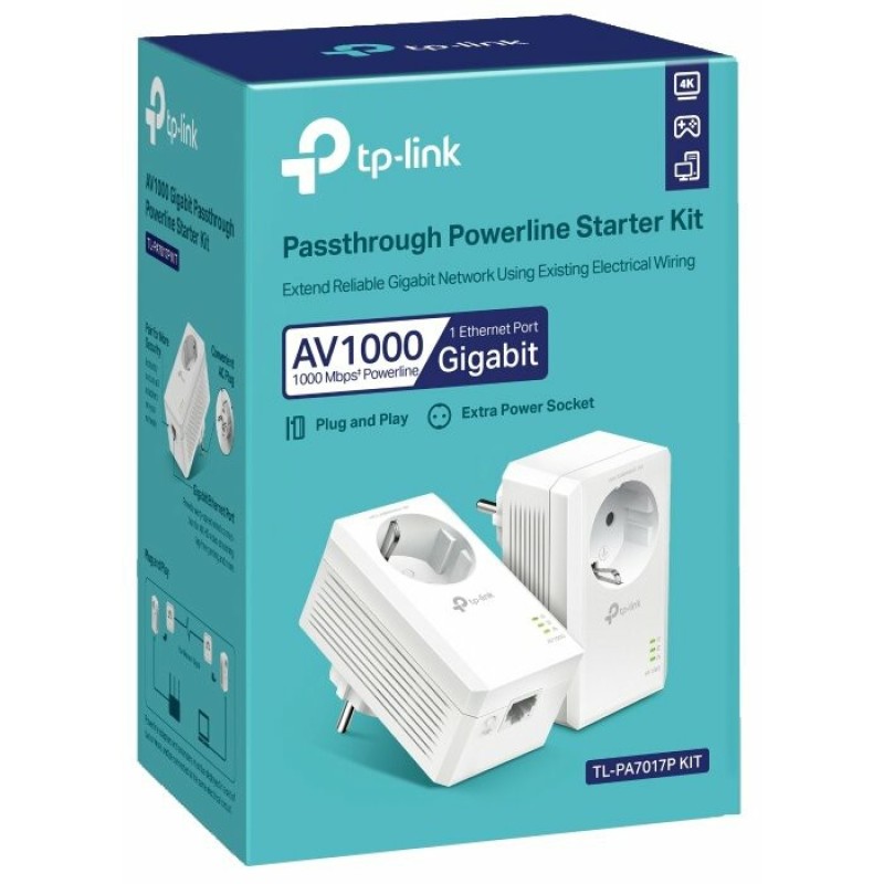 Powerline адаптер TP-LINK TL-PA7017P KIT