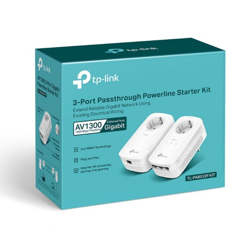 PowerLine адаптер TP-Link TL-PA8033P KIT