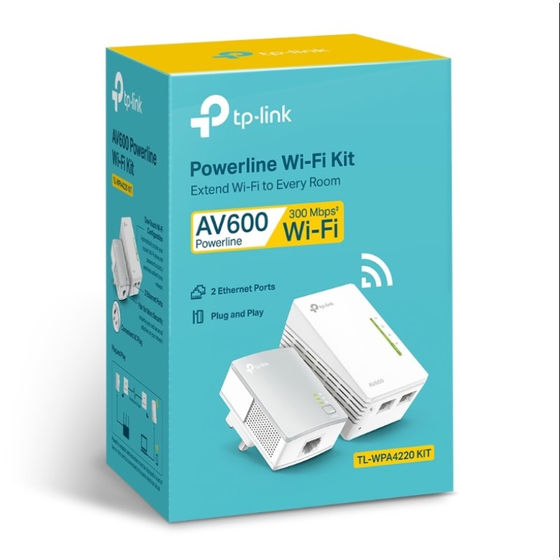 PowerLine адаптер TP-Link TL-WPA4220 KIT