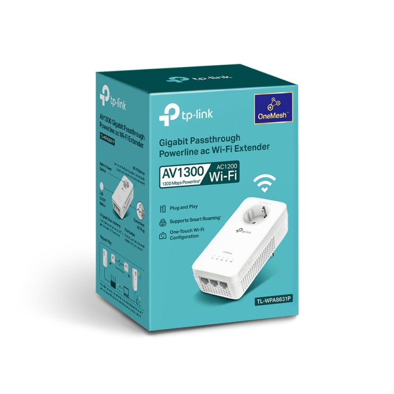 PowerLine адаптер TP-Link TL-WPA8631P