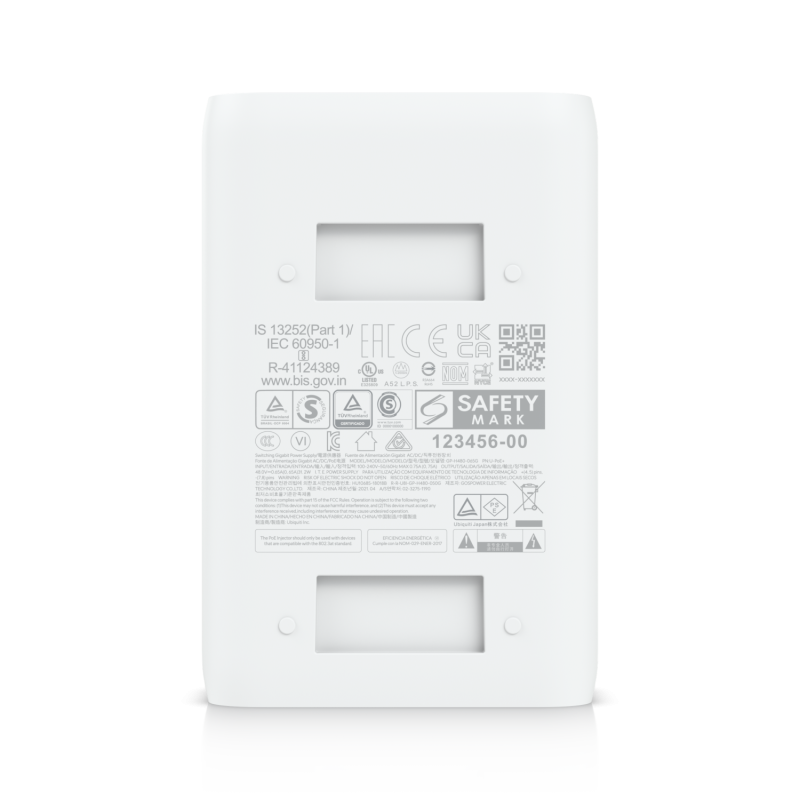 PoE адаптер Ubiquiti U-POE++ 48V 1.2A Gigabit 802.3at