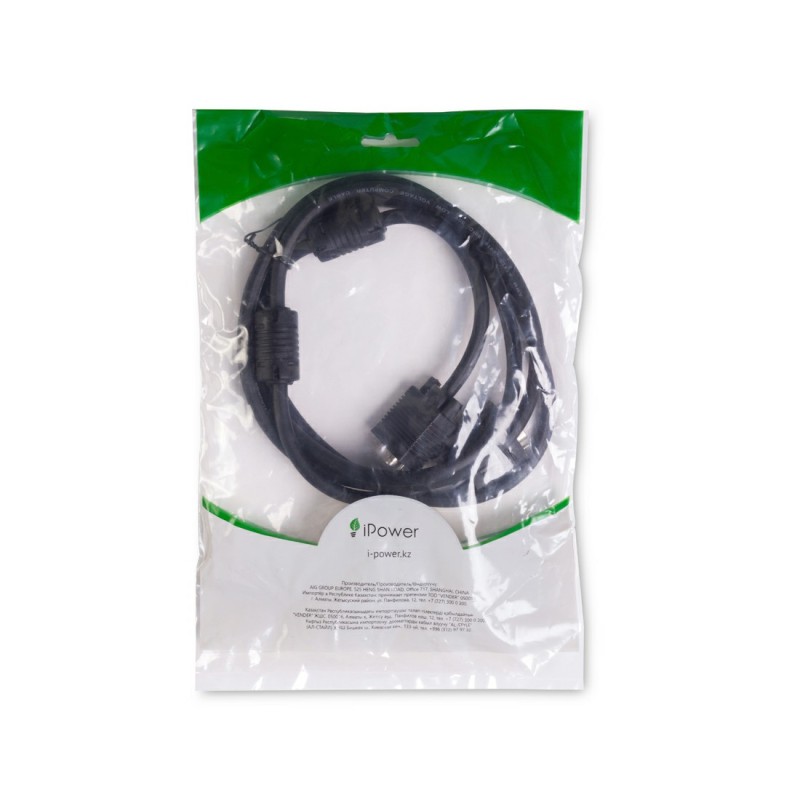 Интерфейсный кабель iPower VGA 3м (iPiVGAMM30)