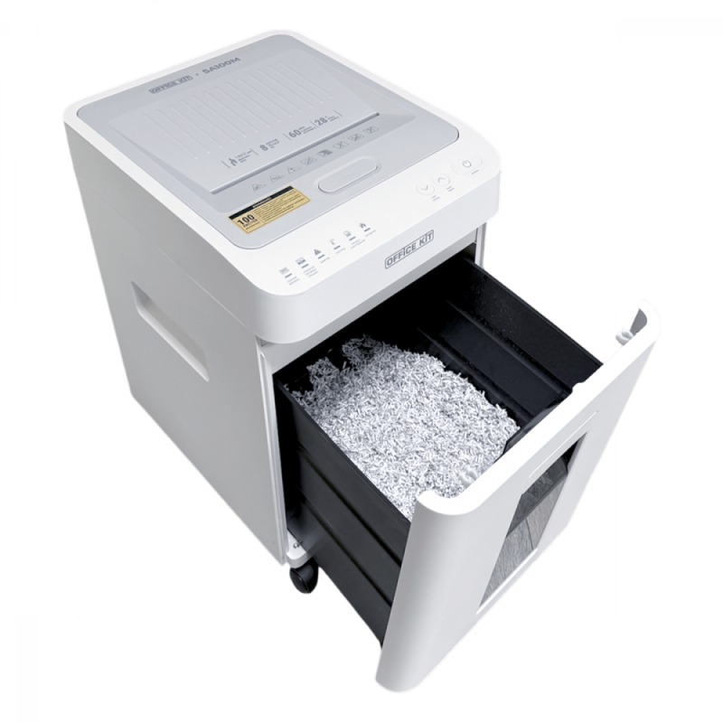Уничтожитель документов Office Kit SA100M 1,9х12 мм с автоподачей 100 листов P-5