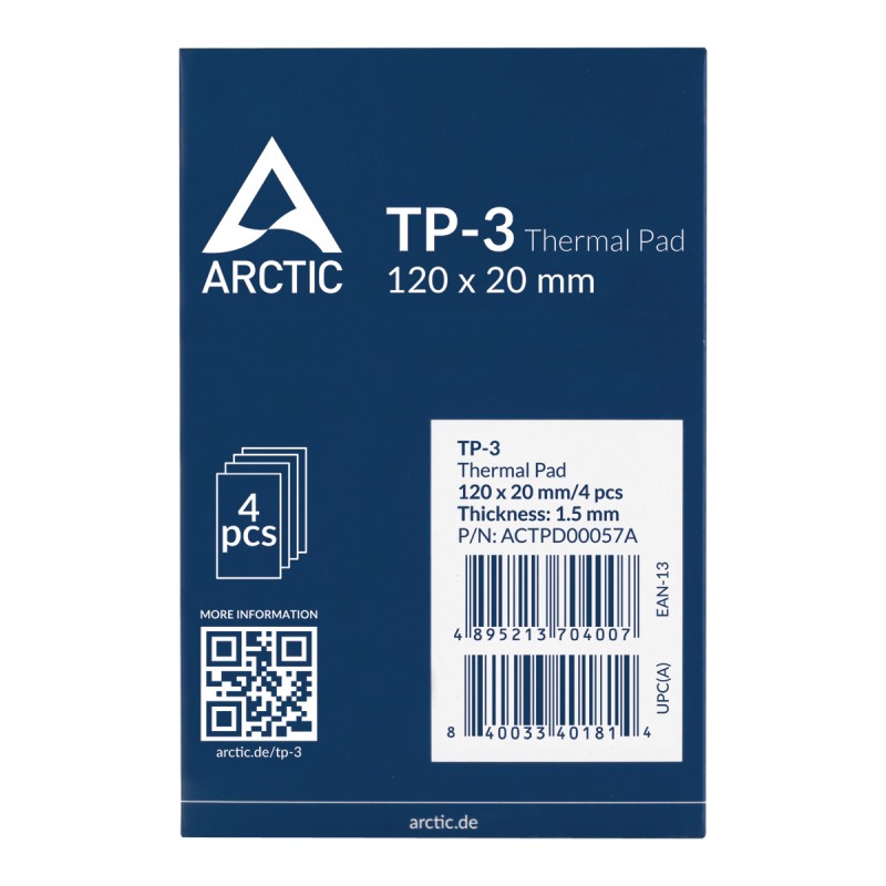Термопрокладка ARCTIC TP-3 1.5mm (ACTPD00054A)