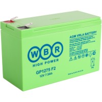 Батарея WBR GP1275 F2 12V 7.5Ah