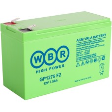 Батарея WBR GP1275 F2 12V 7.5Ah
