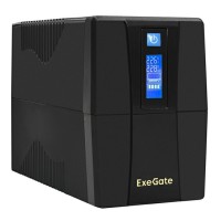 ИБП ExeGate ULB-1000.LCD.AVR.2SH.RJ.USB