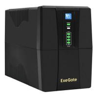 ИБП ExeGate UNB-800.LED.AVR.2SH.RJ.USB
