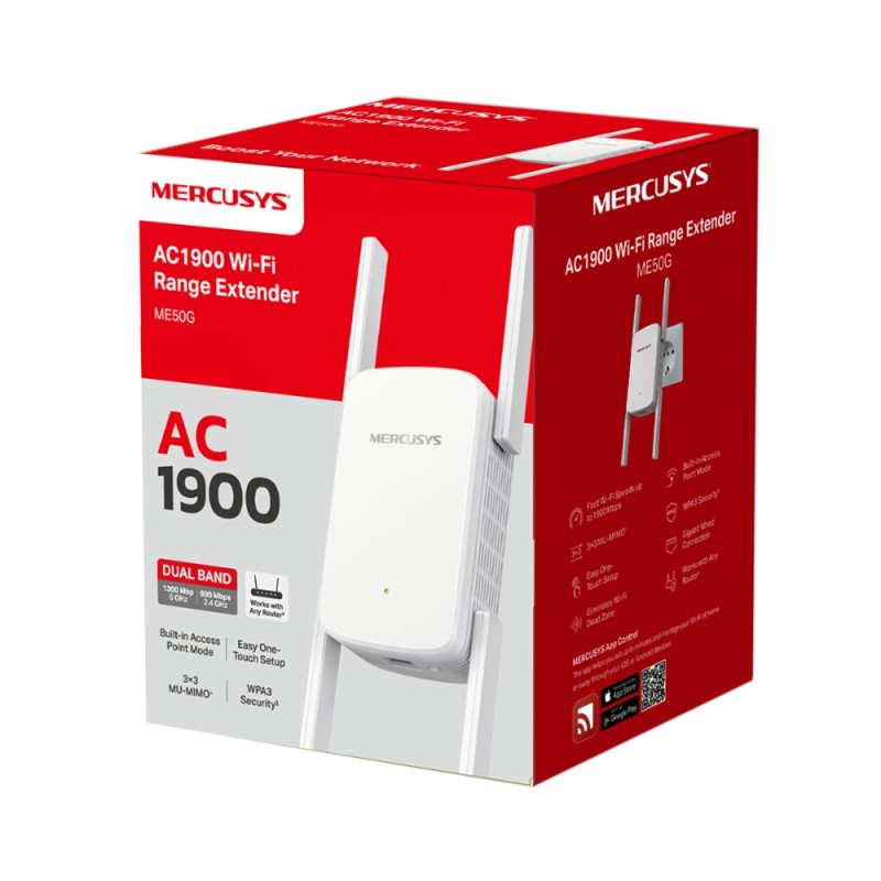 Повторитель Wi-Fi Mercusys ME50G