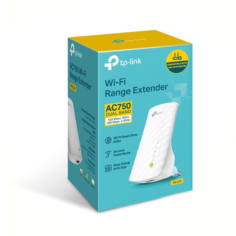 Повторитель Wi-Fi TP-Link RE220